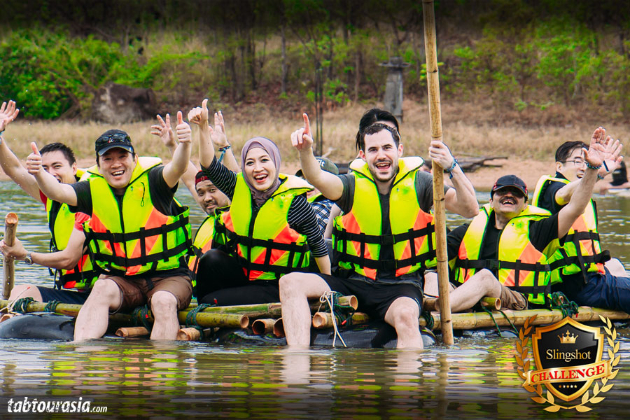 Raft Craft team building in Chiang Mai