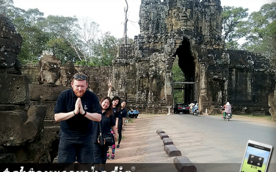 Select Property team building in Angkor Wat Cambodia
