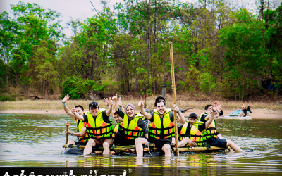 Raft Craft Team Building Chiang Mai Thailand